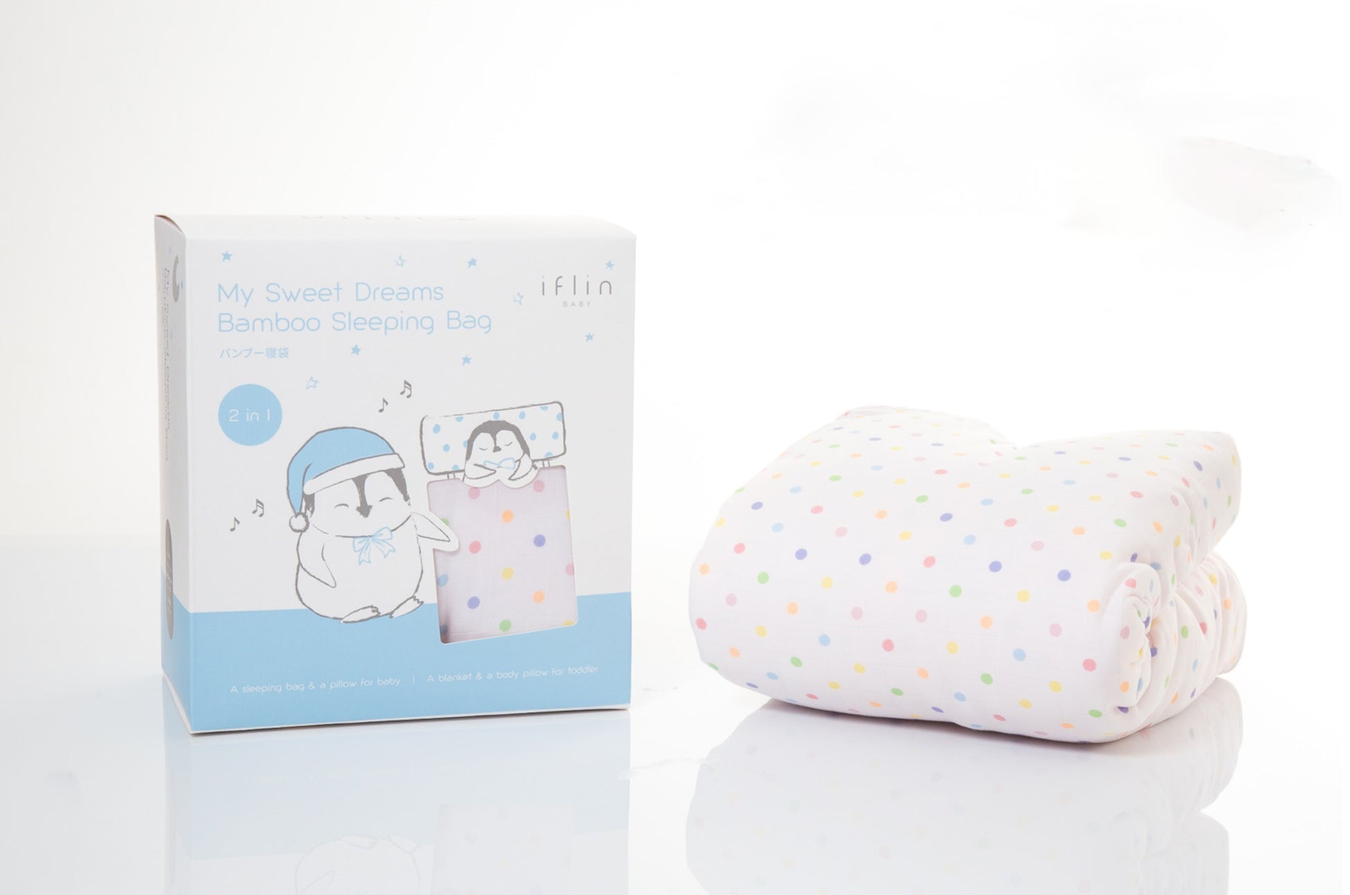 Bamboo Sleeping Bag (with Baby Pillow)